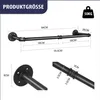 Tringle à vêtements robuste de 80 cm, tringle de vestiaire, Voir les images du produit 2