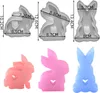 6 Stück Ostern Kaninchen Silikonformen Gießformen, Produktbild-Vorschau 3