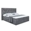 ALTDECOR Boxspringbett mit Matratze (20 cm hoch) und Topper Produktbild-Vorschau 2