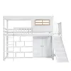 Kinder-Etagenbett mit Rutsche & Schrank – 3-in-1 Design mit Produktbild-Vorschau 14