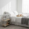 Servírovací vozík Relaxdays s odnímatelným podnosem, 3 Náhled obrázku produktu 3
