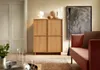 Elegantes Highboard / Hochkommode YASUMI (98x124 cm) – Produktbild-Vorschau 4