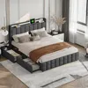Čalouněná postel ProximaX 160x200 cm s USB a zásuvkami, Náhled obrázku produktu 9