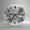 Wanduhr - Rund - Glasuhr - Schwarz Hintergrund Farbe - Produktbild-Vorschau 3