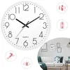 Wanduhr, 30 cm, Leises Quarzwerk, Modernes Minimalistisches Produktbild-Vorschau 1