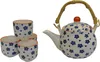 270 Teeset Ruka weiss blau Blümchen 5 tlg im kleinen Produktbild-Vorschau 3