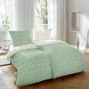 Primera Soft-Seersucker Bettwäsche 135x200 Wende Karo grün Produktbild-Vorschau 3