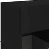 vidaXL TV-Wandschrank mit LED-Leuchten Schwarz 58,5x30x60,5 Produktbild-Vorschau 12