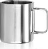 com-four® 2x Edelstahl-Kaffeebecher - 300 ml je Tasse - Produktbild-Vorschau 7