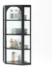 STILVORA Wandschrank mit 4 Ebenen und klarem Glas, Produktbild-Vorschau 6