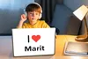 MuchoWow® Laptop Aufkleber Sticker Cover Ich liebe - Marit Produktbild-Vorschau 3