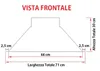 Traditionelle holzbefeuerte Ofenhaube B 71 X T 38 X H 30 - Produktbild-Vorschau 2