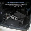 Składany i lekki wózek inwalidzki ELONEO 2w1 z siedziskiem, Podgląd zdjęcia produktu 9