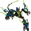 A Lego toy dragon with a rider, set against a white background. Produktbild-Vorschau