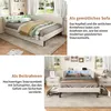ProximaX Kuscheliges Polsterbett 140x200 cm mit Produktbild-Vorschau 7
