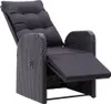 vidaXL Sdraio da giardino con cuscini 2 pz. Poli rattan Anteprima dell’immagine prodotto 12