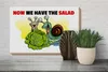 Holzschild Spruch 30x20cm Now we have the salad Schnecken Produktbild-Vorschau 4