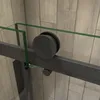 B:120xH:200cm Duschabtrennung Duschkabine Schwarz Produktbild-Vorschau 9