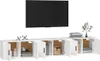 Pensili TV 3 pz. Bianco 80x34,5x40 cm Anteprima dell’immagine prodotto 3