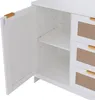 Commode HWC-P50, armoire buffet haut, tiroirs, compartiment Voir les images du produit 4