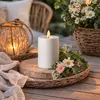 LED Kerze outdoor - Kunststoff - 3D Flamme - H: 12,5cm - D: Produktbild-Vorschau 1