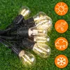 GIRLANDA ŚWIETLNA OGRODOWA Zewnętrzna 10M Żarówki 10+1 LED Podgląd zdjęcia produktu 5