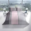 Mikrofaser Bettwäsche Set 155x200 80x80 cm Weiß Grau Rosa Produktbild-Vorschau 2