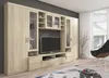 TOP Wohnwand Paris Anbauwand Wohnkombi Wohnzimmer Sonoma Produktbild-Vorschau 1