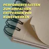 Lobome A4 Toned Tan Zeichenblock | 120 GSM Skizzenbuch mit Produktbild-Vorschau 2