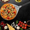 Perforierter Pizzaschieber, Rund Aluminium Pizza Schieber Produktbild-Vorschau 16