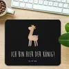 Mr. & Mrs. Panda Mouse Pad Lama König - Schwarz - Geschenk, Produktbild-Vorschau 2