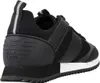 A close-up, rear-side view of a black EA7 sneaker against a white background. Produktbild-Vorschau