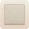 A square medical dressing with a textured border and a central absorbent pad. Anteprima dell’immagine prodotto