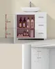 VASAGLE toaletní stolek na nožičkách, 3 velké zásuvky, 2 Náhled obrázku produktu 6