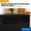 Exquisit Geschirrspüler 16 Maßgedecke | Energieklasse C | 8 Produktbild-Vorschau 4