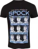 Star Trek Tričko L Black Uni Mnoho nálad Spocka Náhľad obrázku produktu 5