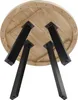 Runder Esszimmertisch 90 cm Sophia, Akazienholz massiv, Produktbild-Vorschau 3