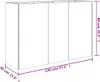 Hochbeet 120x40x80 cm Cortenstahl Produktbild-Vorschau 5