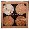 A makeup palette with four different shades of bronzer or highlighter. Produktbild-Vorschau