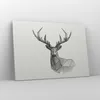 Bild auf Leinwand - Leinwandbild - Einteilig - Hirsch Produktbild-Vorschau 4
