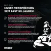 Marketing image for Weider products, highlighting their brand promise and history. Produktbild-Vorschau