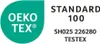 A certification logo with text. Produktbild-Vorschau
