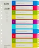 Index plastique A4+ Leitz WOW Maxi 1-10, mélange de Voir les images du produit 4