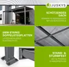 Juskys Terrassenüberdachung Borneo 4x3 m – Aluminium Produktbild-Vorschau 5