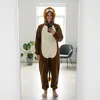 Onesie Kigurumi Pyžamo Lev Převlek Kostým S: 145 - 155cm Náhled obrázku produktu 5