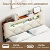 Letto con cassetti ProximaX beige 140×200 cm – Con morbido Anteprima dell’immagine prodotto 7