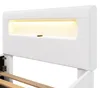 Polsterbett 90x200 cm mit Schublade, LED im Kopf- und Produktbild-Vorschau 12
