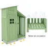 MODFU Gartenschrank 124x46x174cm Geräteschuppen mit Produktbild-Vorschau 4