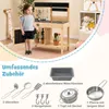 COSTWAY Matschküche Kinder Outdoor, Kinderküche Holz mit Produktbild-Vorschau 4