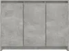 vidaXL Sideboard Betongrau 102x33x75 cm Holzwerkstoff Produktbild-Vorschau 5